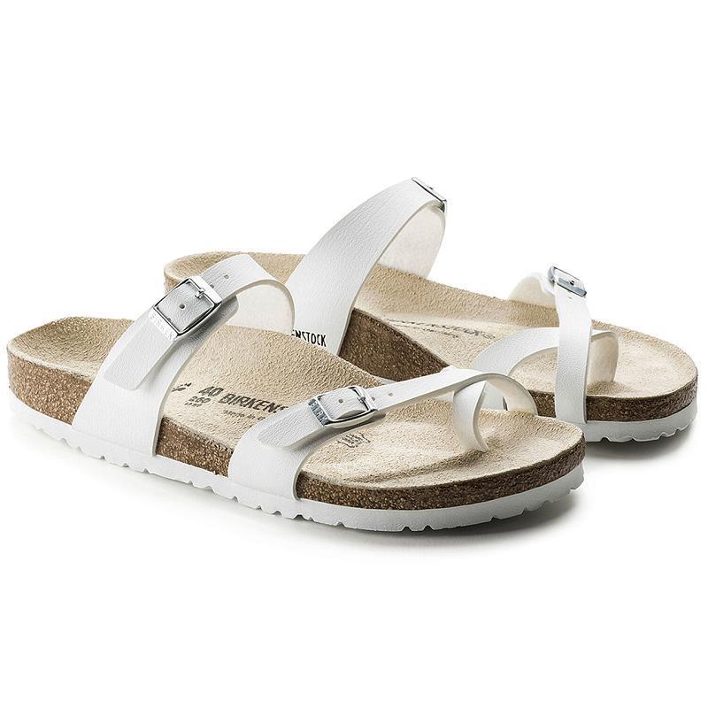 Mayari Birkenstock Birko-flor Damske Biele | SK 152JPQ